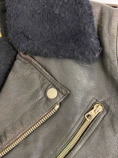 商品画像：推定70s～/ZIPPジップ/vintage/レザージャケット・ブルゾン/--/レザー/BLK 6