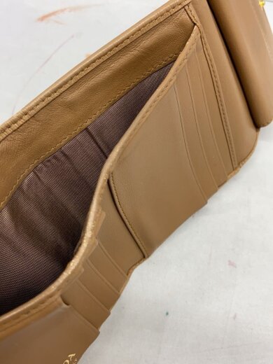 商品画像：3つ折り財布/レザー/CML/無地/レディース 6