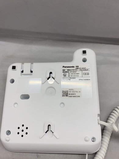 商品画像：電話機 VE-GD27DL-W 5