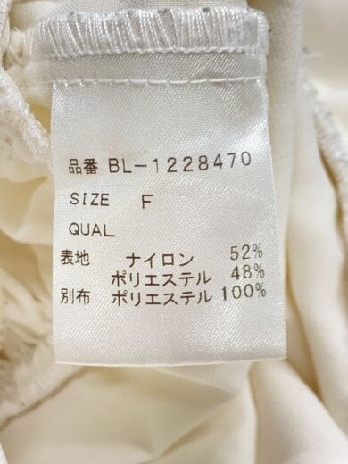 商品画像：長袖ブラウス/FREE/ナイロン/WHT/BL-1228470// 4