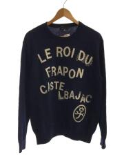 セーター(薄手)/46/ウール/NVY