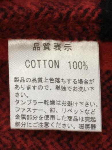 画像：THE FLAT HEADネルシャツ/--/コットン/RED/FN-SNR-101L4