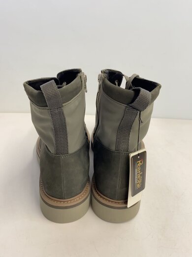 画像：alfredo BANNISTERサイドジップレースアップブーツ/44/グレー/牛革/523312040276