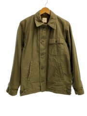 デッキジャケット/38/コットン/KHK/A-2