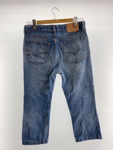 商品画像：ストレートパンツ/32/USA製/ボタン裏379/刺繍タグ/デニム/IDG/無地/517-03 2