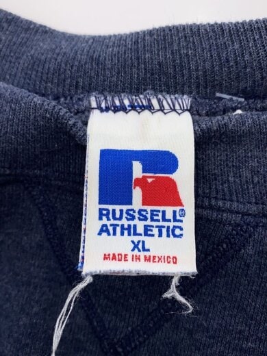 商品画像：90s~00s/メキシコ製/ブランク/スウェット/XL/ポリエステル/インディゴ/前V// 3