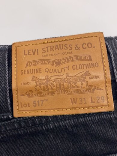 商品画像：ブラックデニム/ストレートパンツ/31/コットン/BLK/PC9-003T3-0000 4