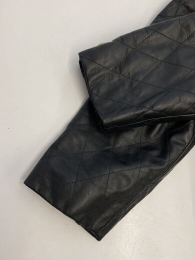 商品画像：WORLD LEATHER/レザーキルティングジャケット/金ボタン/レザージャケット・ブルゾン 4