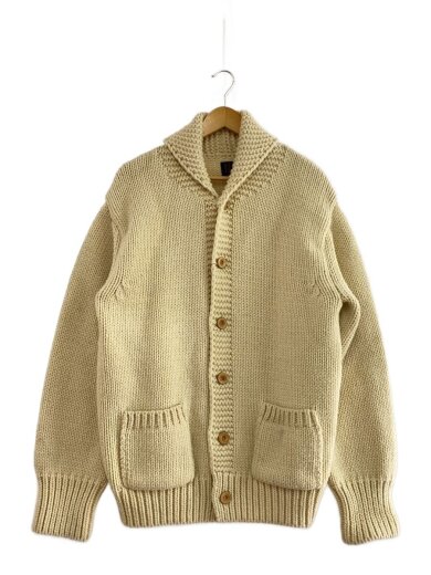 画像：BATONERカーディガン(厚手)/3/ウール/クリーム/BN-22FM-0671