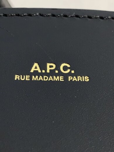 商品画像：ハーフムーン/ショルダーバッグ/レザー/BLK 5