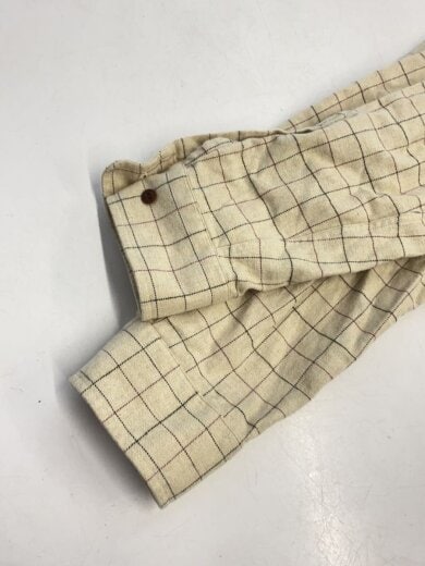 商品画像：00s/BDシャツ/長袖シャツ/L/コットン/ベージュ/チェック 5