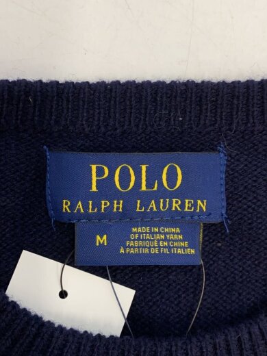 商品画像：スモールポニー/タグ付/ニット・セーター(薄手)/M/ウール/NVY/0200011764 3