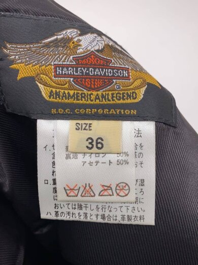 商品画像：ストレートパンツ/36/牛革/BLK/7001004 4