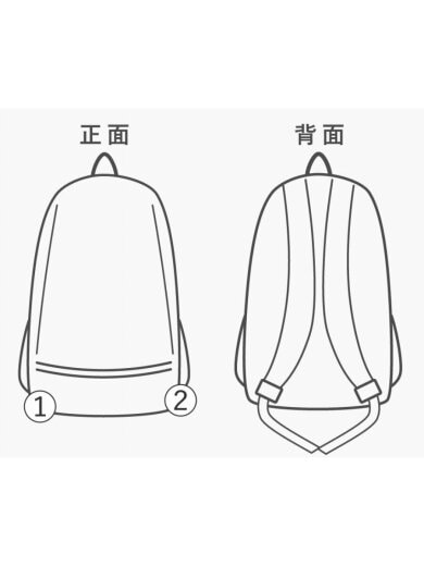 商品画像：リュック/ポリエステル/BLK 9