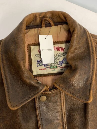 商品画像：FLIGHT EQUIPMENT/レザージャケット・ブルゾン/M/レザー/BRW 7