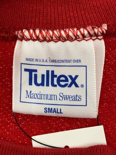 商品画像：80s/USA製/ラグランスウェット/S/コットン/レッド/1989年製/プリント// 3