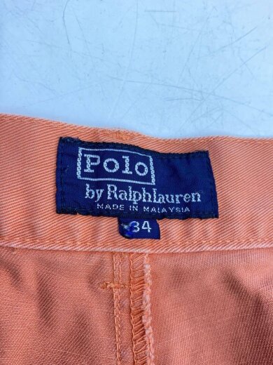 商品画像：00s/2タックポロチノ/34/コットン/サーモンピンク/POLO CHINO// 4