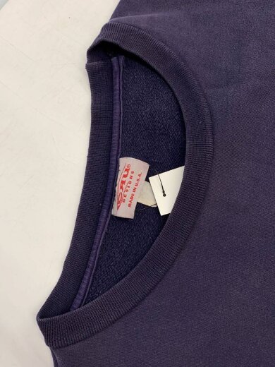 商品画像：CRU/USA製/スウェット/--/コットン/NVY/両面ロゴプリント 6