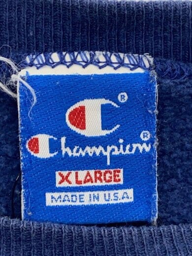 商品画像：スウェット/XL/コットン/BLU/無地 3