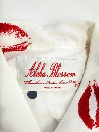 商品画像：半袖シャツ/40/レーヨン/WHT/総柄/AB-0002 3