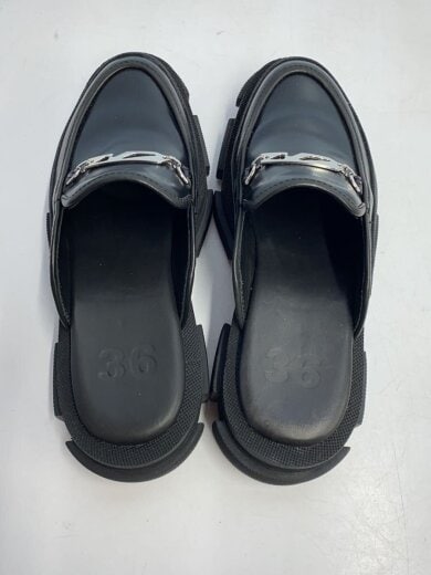 商品画像：サンダル/22.5cm/BLK/レザー 3