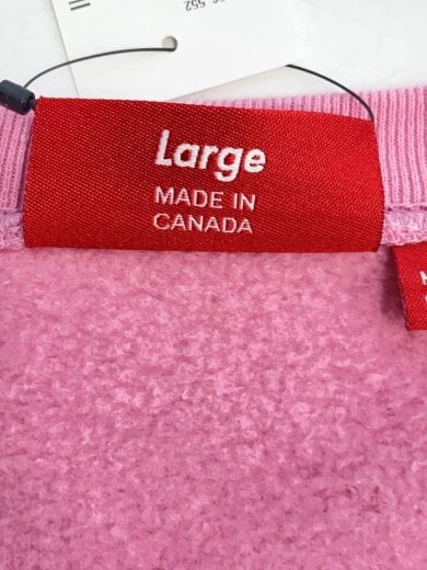 商品画像：スウェット/L/コットン/PNK/無地 4