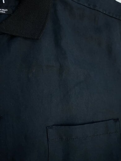 商品画像：半袖シャツ/S/ポリエステル/BLK/無地/111880-001 7