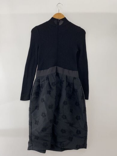 商品画像：長袖ワンピース/40/ウール/BLK/SW-521568// 2