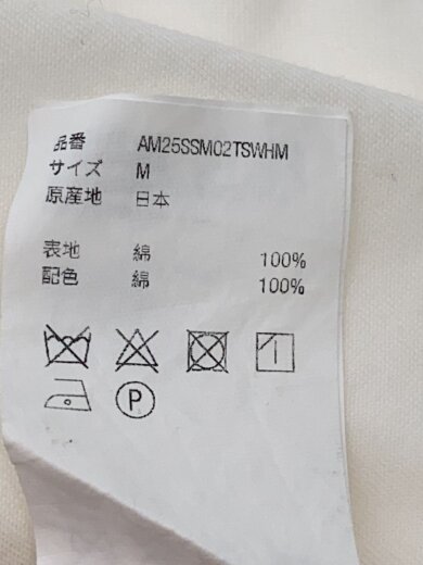 商品画像：タグ付き/Tシャツ/M/コットン/WHT/AM25SSM02TSWHM// 4