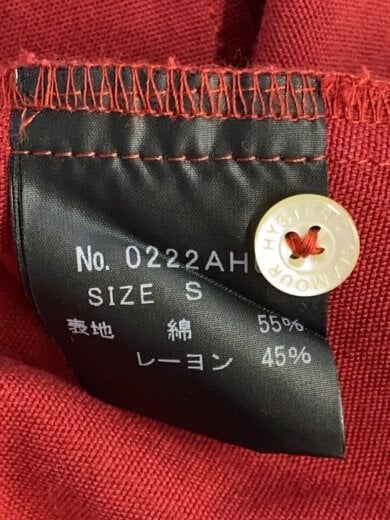 商品画像：半袖シャツ/S/コットン/RED/ボーリングシャツ// 4
