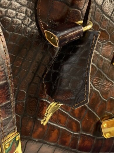 商品画像：ORIGINAL BAG PHEASANT/ハンドバッグ/レザー/BRW/アニマル// 9