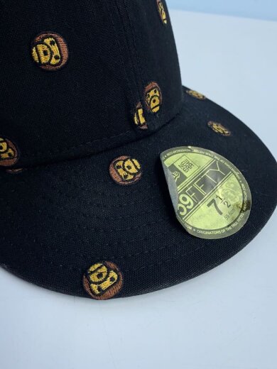 商品画像：キャップ/7 1/2/コットン/BLK/総柄/メンズ// 9