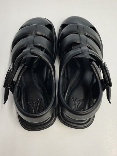 商品画像：LV VENIS/ヴェニス/サンダル/UK8.5/BLK/フラワーバックル 3
