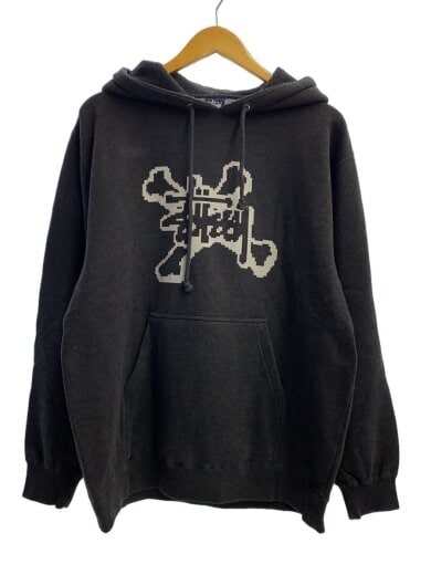 商品画像：オールド/ピクセル/パーカー/M/コットン/GRY 1