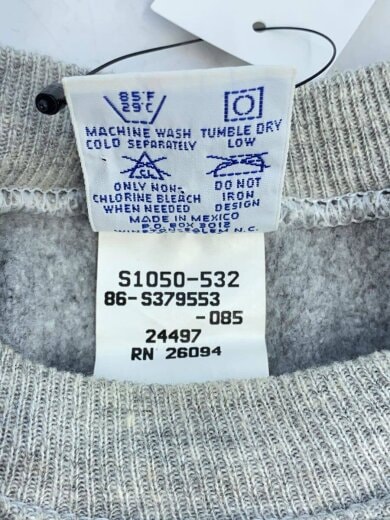 商品画像：REVERSE WEAVE/90s/メキシコ製/スウェット/M/コットン/GRY 4