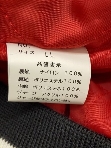 商品画像：スカジャン/LL/ナイロン/BLK 4