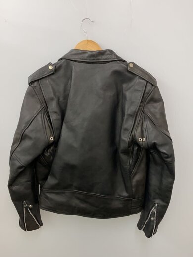 商品画像：ダブルライダースジャケット/40/レザー/BLK 2