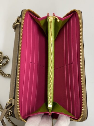 商品画像：財布/レザー/BEG/無地/レディース 4