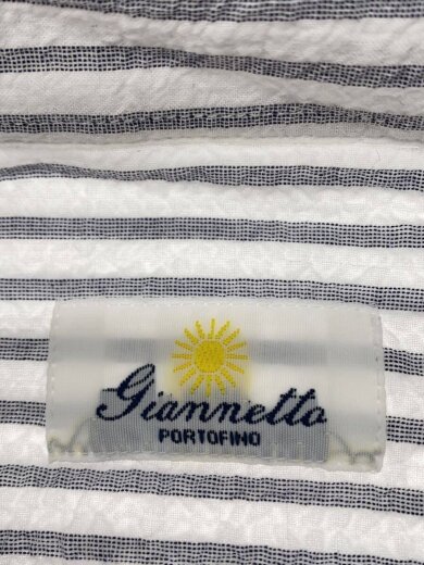 商品画像：長袖シャツ/S/コットン/GRY/ストライプ 3