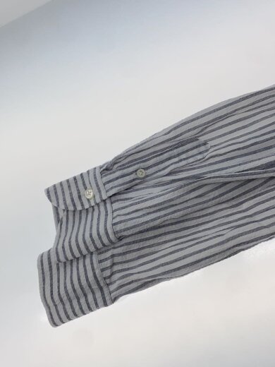 商品画像：長袖シャツ/S/コットン/GRY/ストライプ 5