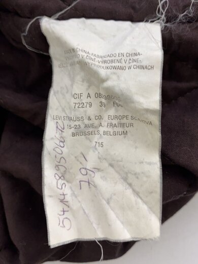 商品画像：ジャケット/M/ポリエステル/BLK/72279 5