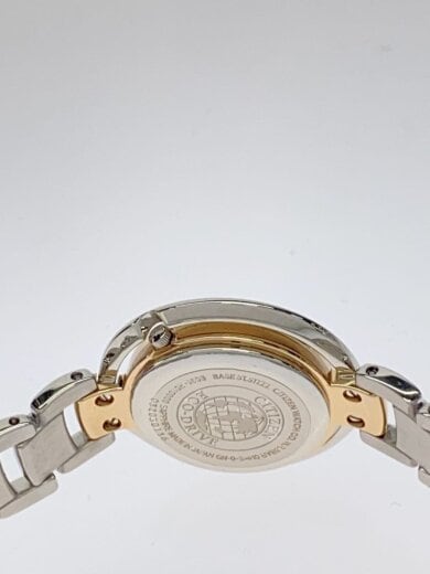 商品画像：ソーラー腕時計/アナログ/ステンレス/WHT/GLD/E031-R010000/EM0666-97D 3