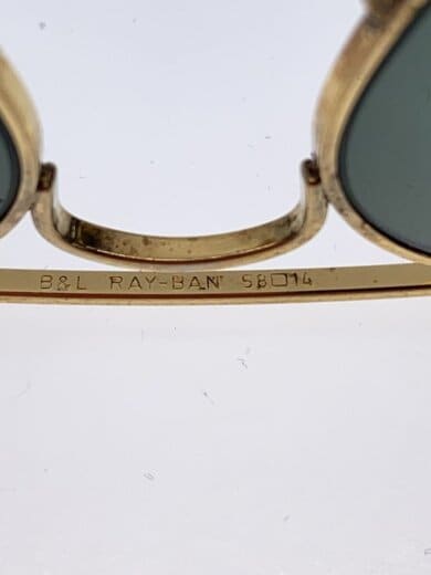 商品画像：サングラス/ティアドロップ/GLD/BLK/メンズ// 5