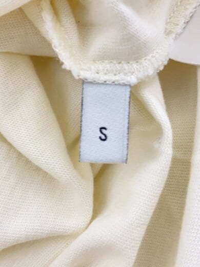 商品画像：Tシャツ/S/コットン/CRM 4