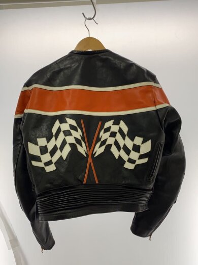 商品画像：レザージャケット・ブルゾン/40/レザー/BLK 2