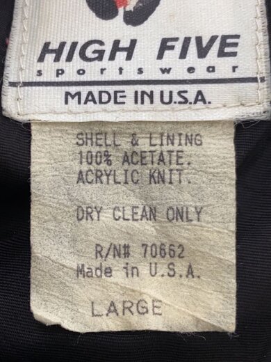 商品画像：HIGH FIVE/ジャケット/--/--/BLK 4