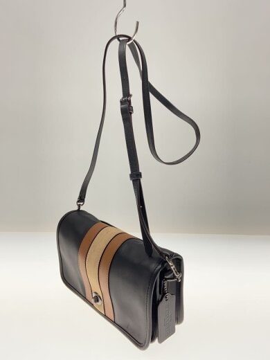 商品画像：ショルダーバッグ/レザー/BLK/F57461// 2