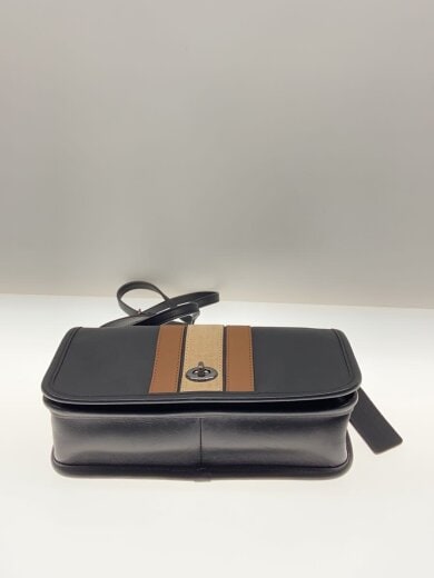 商品画像：ショルダーバッグ/レザー/BLK/F57461// 4