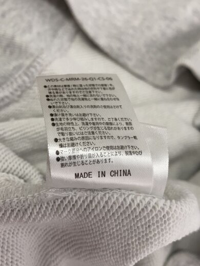 商品画像：スウェット/L/コットン/GRY/WDS-C-MRM-26-Q1-CS-06// 5
