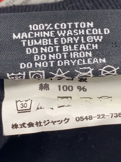 商品画像：Tシャツ/M/コットン/BLK// 4